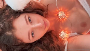 Wrapped in fairy lights imagining your touch ignites me part 1