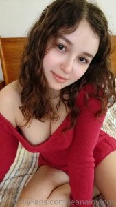 A lady in red both fierce and bold