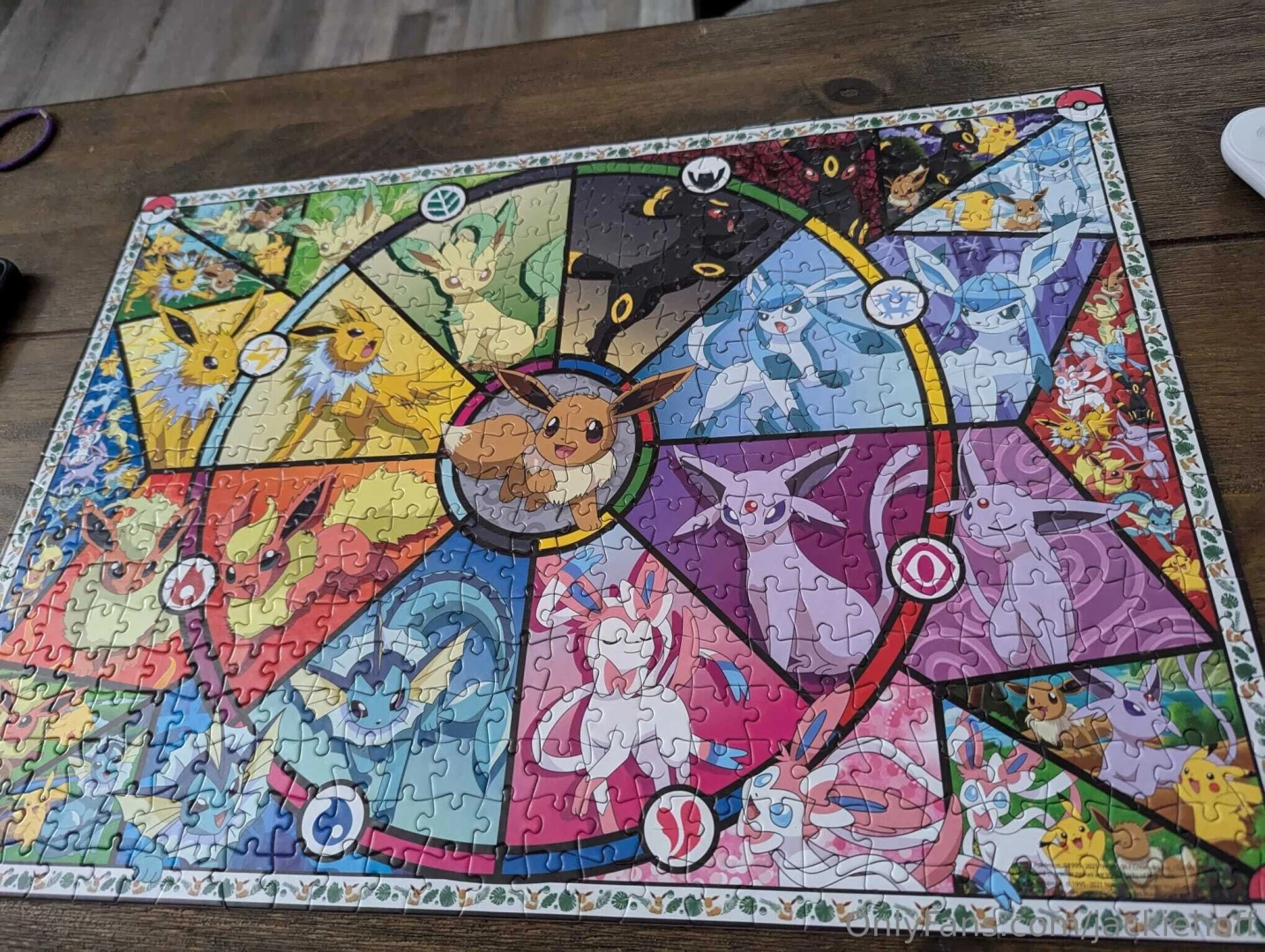 I just finished another puzzle 
