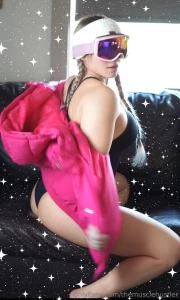 Snowboarding vibes turn into steamy apr s-ski fun stripping off the part 1