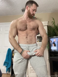 Gray sweats and hairy chest hope everyone s having a beautiful part 2