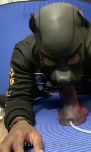 Practicing for when mistress forces into my mouth