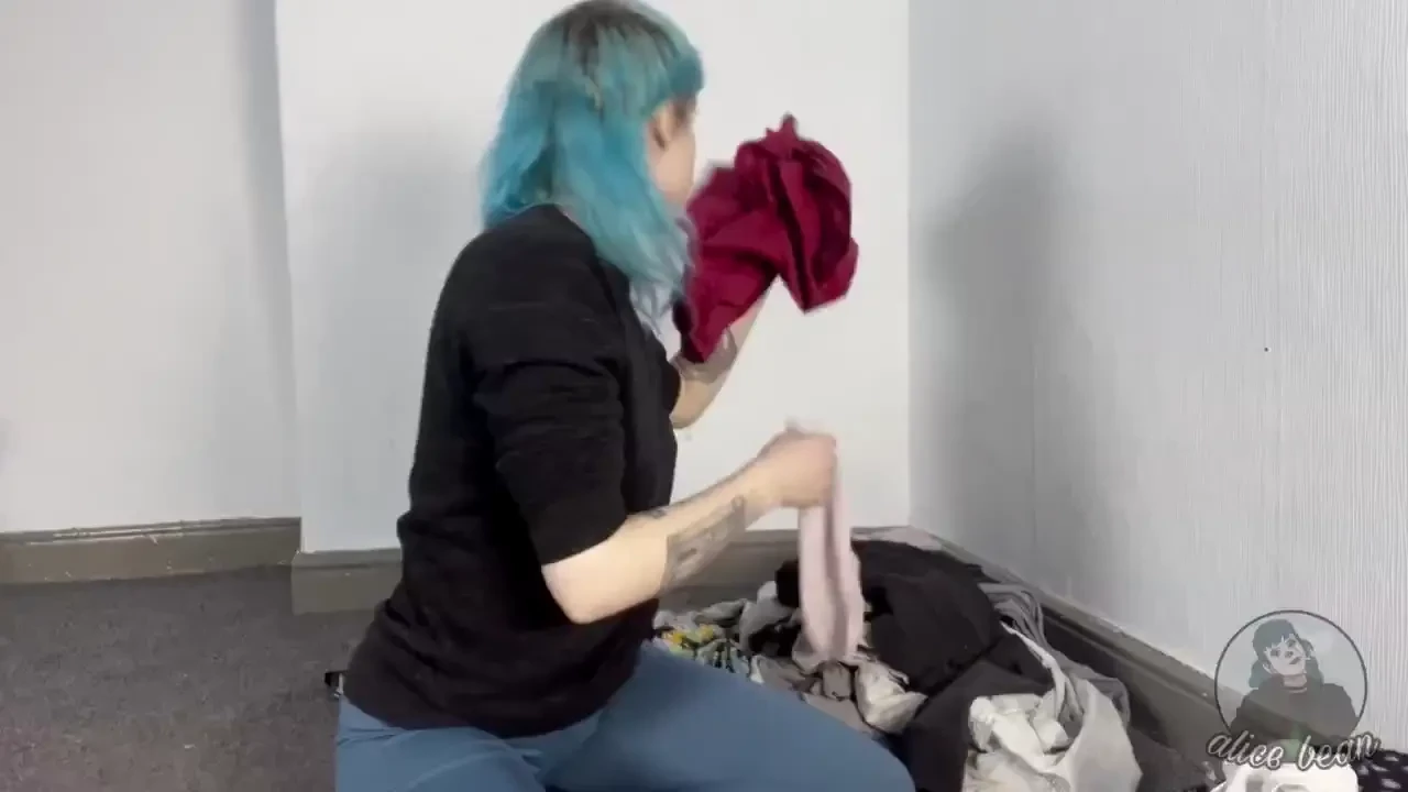 Naked and exposed- i m just doing some household chores and you re 