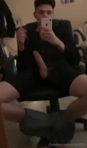 Sit on this big twink cock part 1