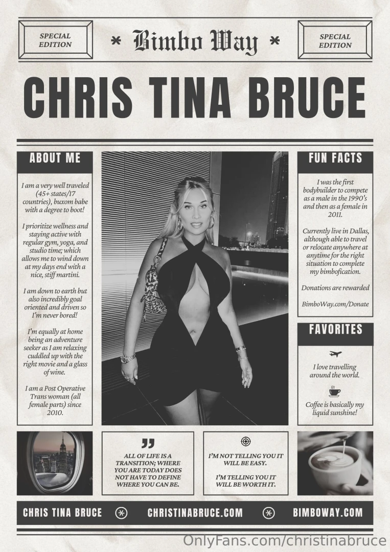 About chris tina bruce bimbo transgender christinabrucepremium 