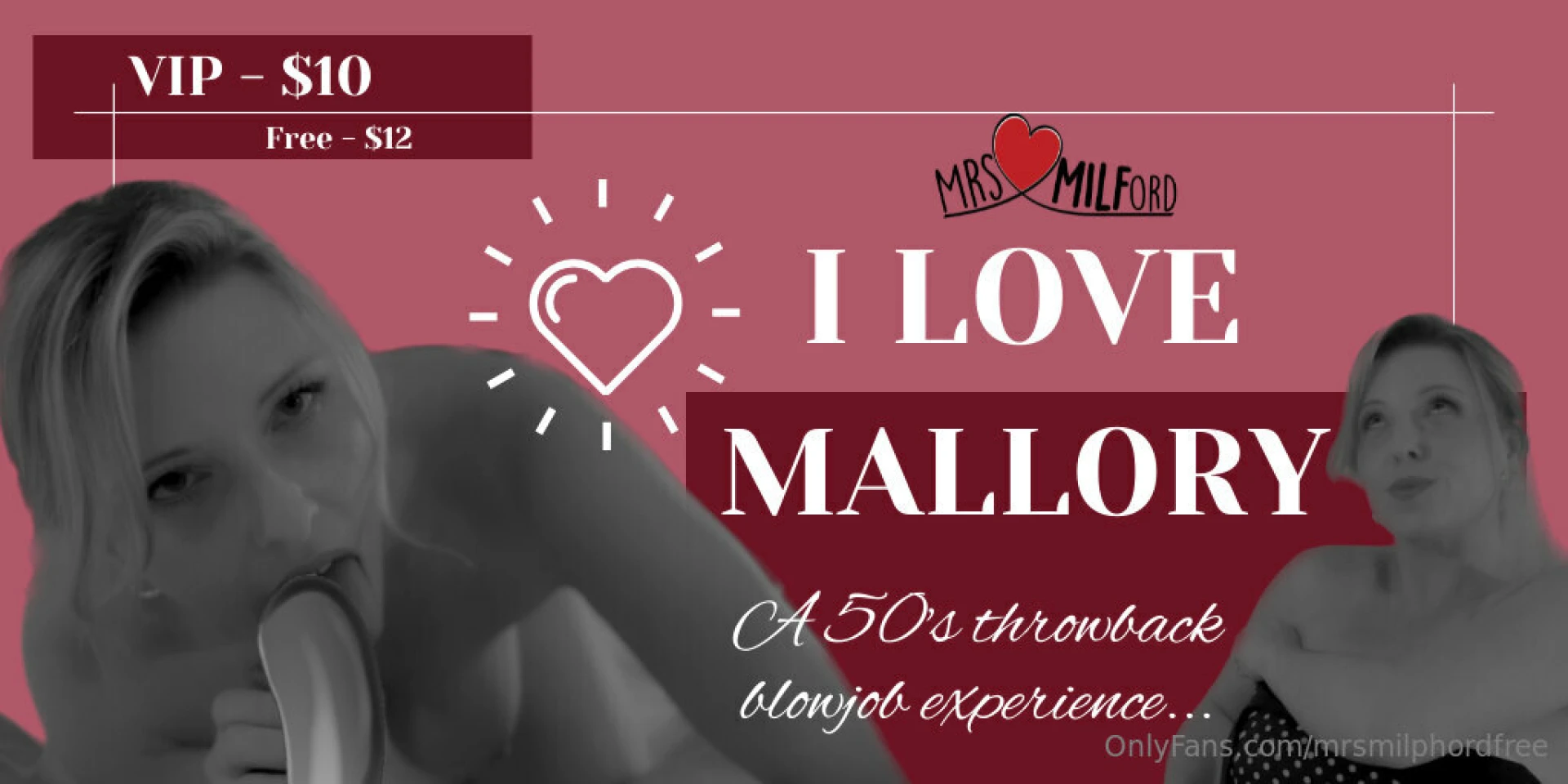 I love mallory - 50 s styyle throwback bj 7 sale welcome home honey 
