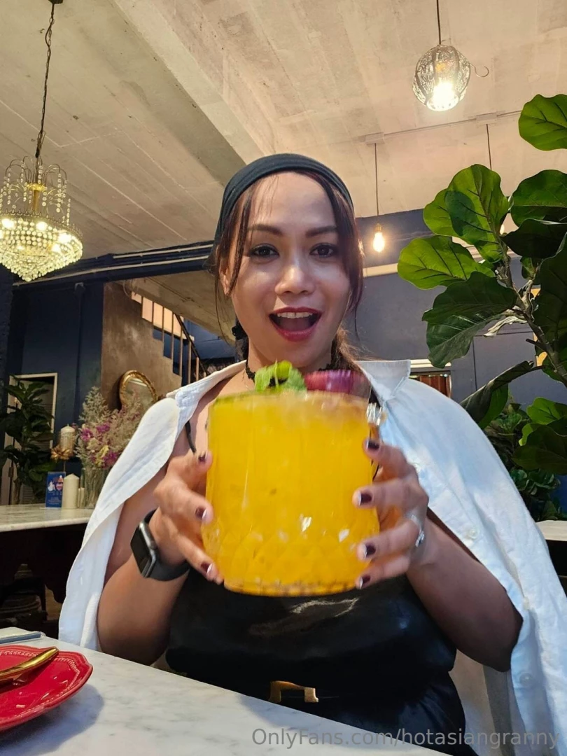 Just having a cocktail that is bigger than my faceb part 2 