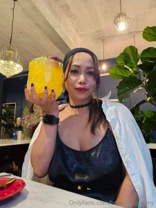 Just having a cocktail that is bigger than my faceb part 1