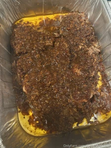 A little love from the kitchen bacon barbecue beef brisket just be part 1