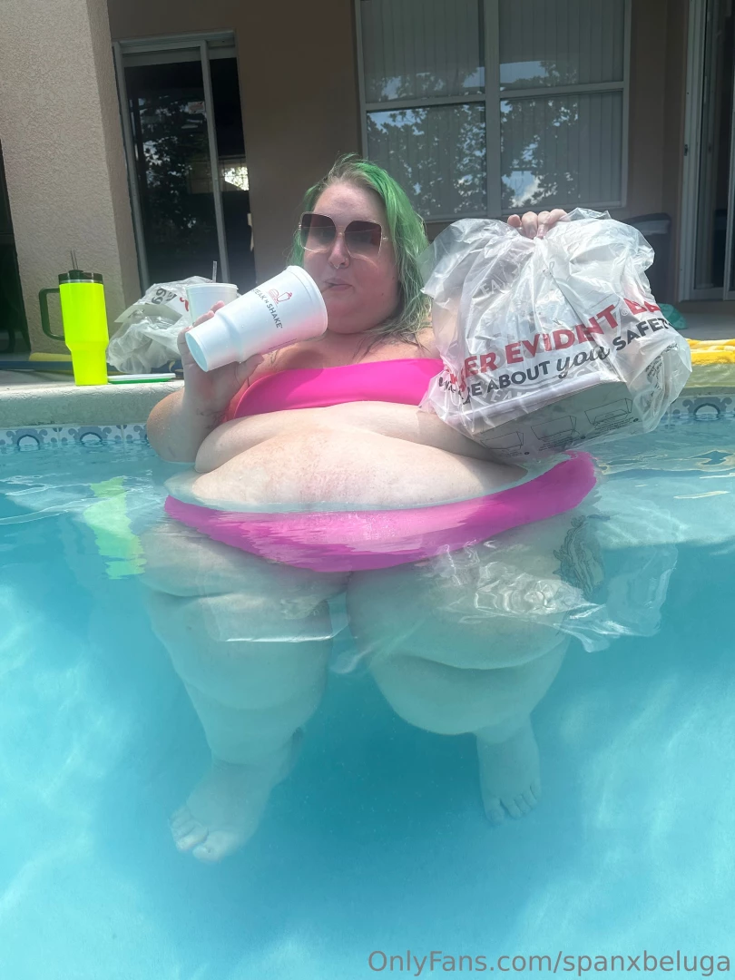 Just a light snack by the pool 