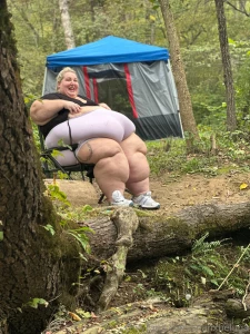 Fatty camping alert it was so hot and i was so sweaty