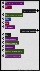 Your girlfriend calls your friends dick small in the group chat so he