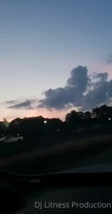 This sunset was so sick but this is the best view i was able to get