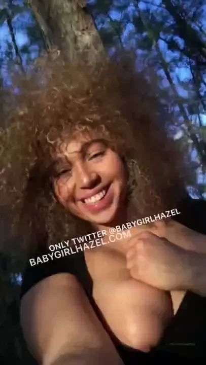 I love being naughty in the woods 