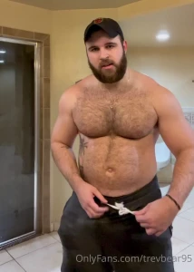 trevbear95 - Sweaty steamy verbal jerk off in public bathroom 