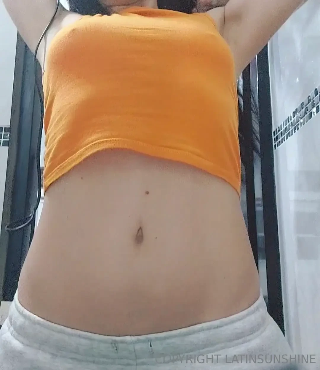 Do you like my hair but l bet you love my low waisted joggings more 