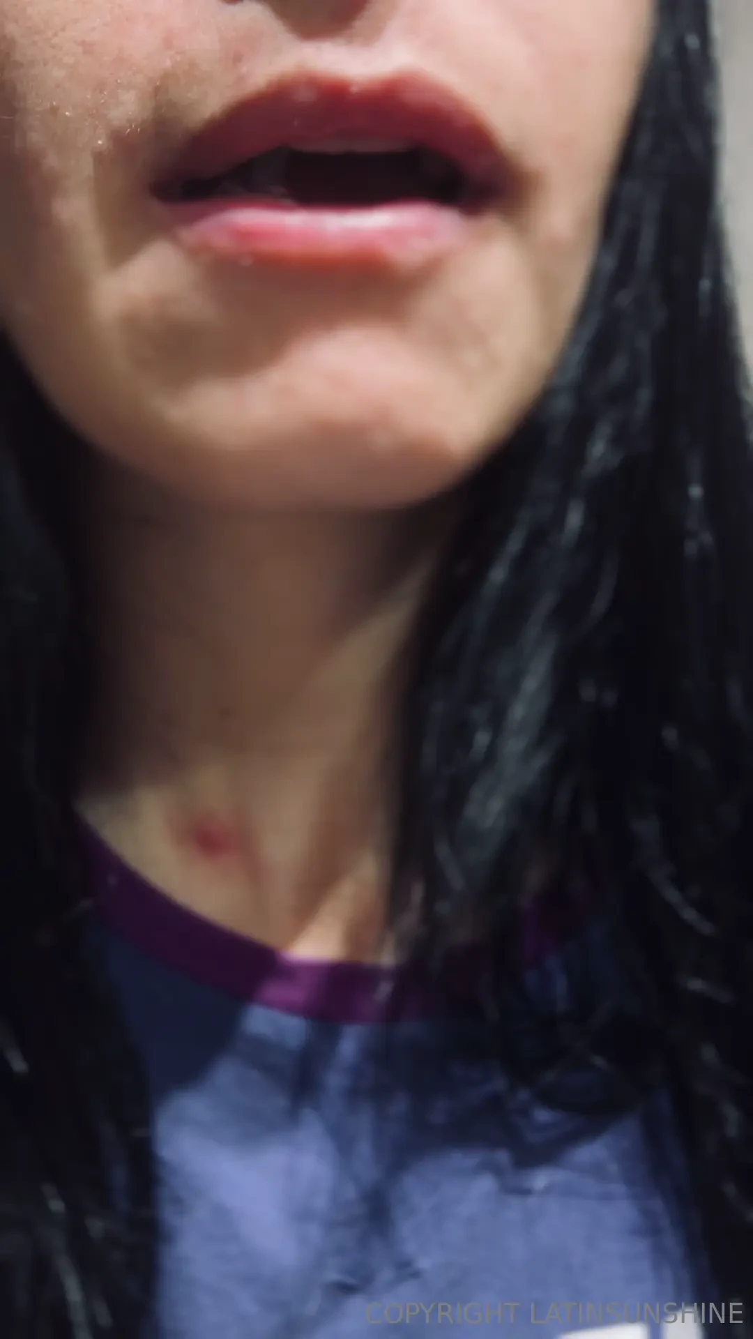 You have no idea how much l enjoy blowing bubbles of spit is it weird 