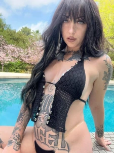 Black on black serving looks and a whole lot of tease