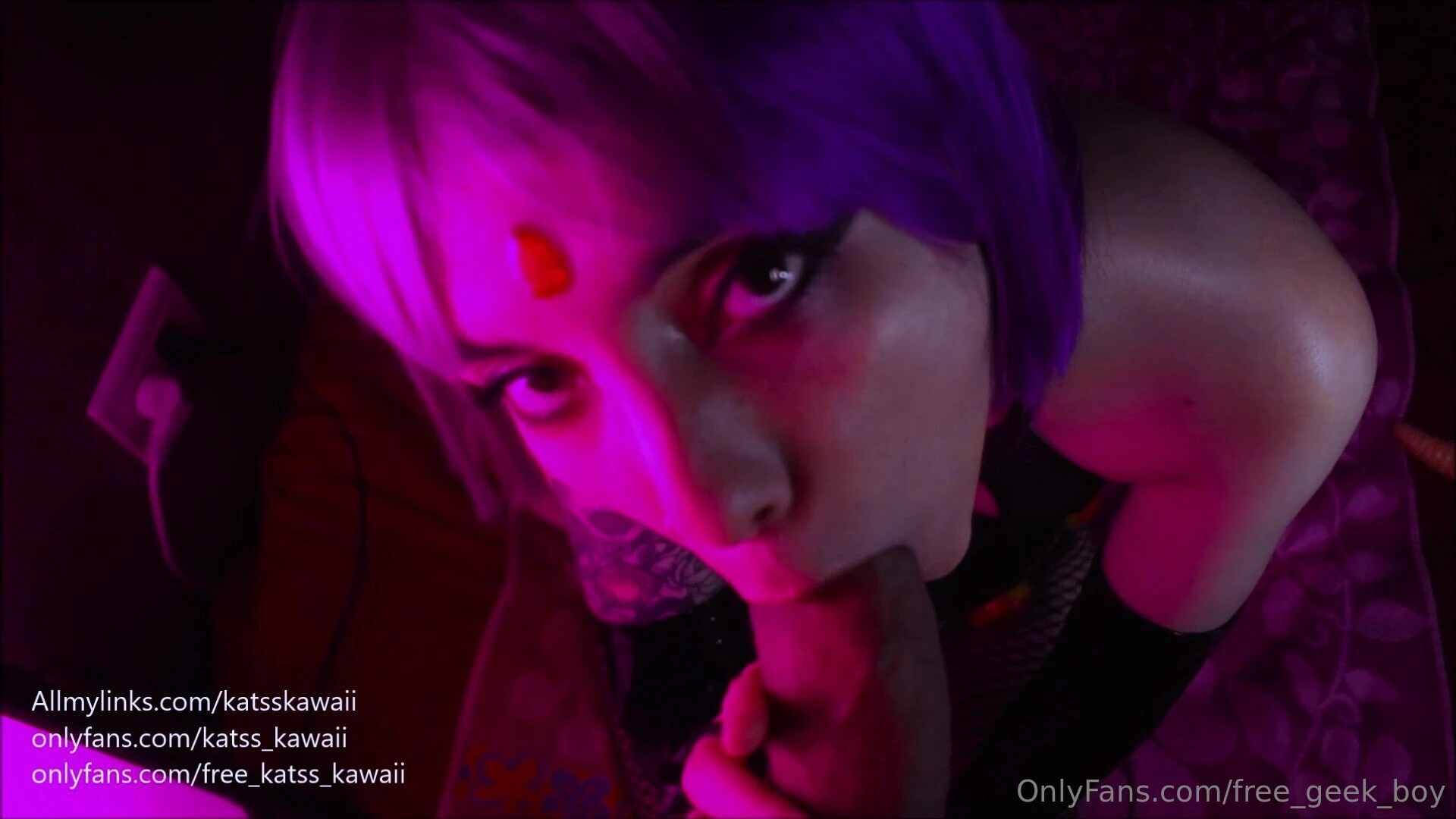 Raven from t titans with free_katss_kawaii blowjob and facial pov 