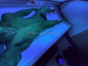 Captured my first experience using a tanning bed part 3