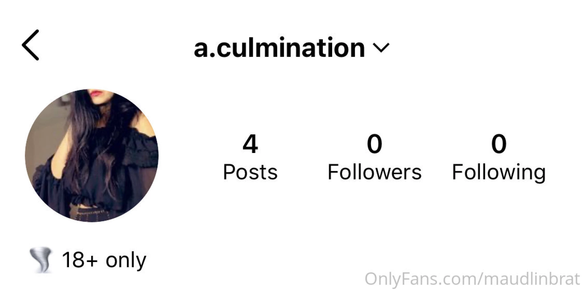 I made an insta add me at a culmination 