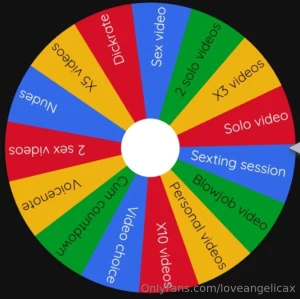 Brand new and updated - naughty spin the wheel i ve updated the wheel