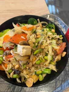 My dinner two days ago at a mongolian grill going tonight to one as part 3