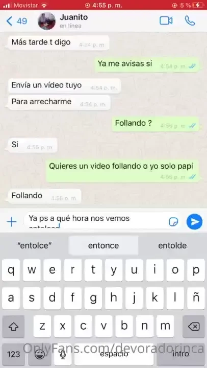 Look at the conversation between this married man and me no one is 