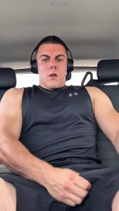 I went to the parking garage after the gym or a quickie