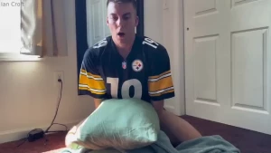 Pillow humping with my jersey