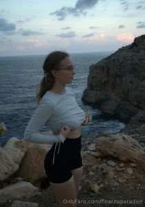 After the photo i pulled up my top