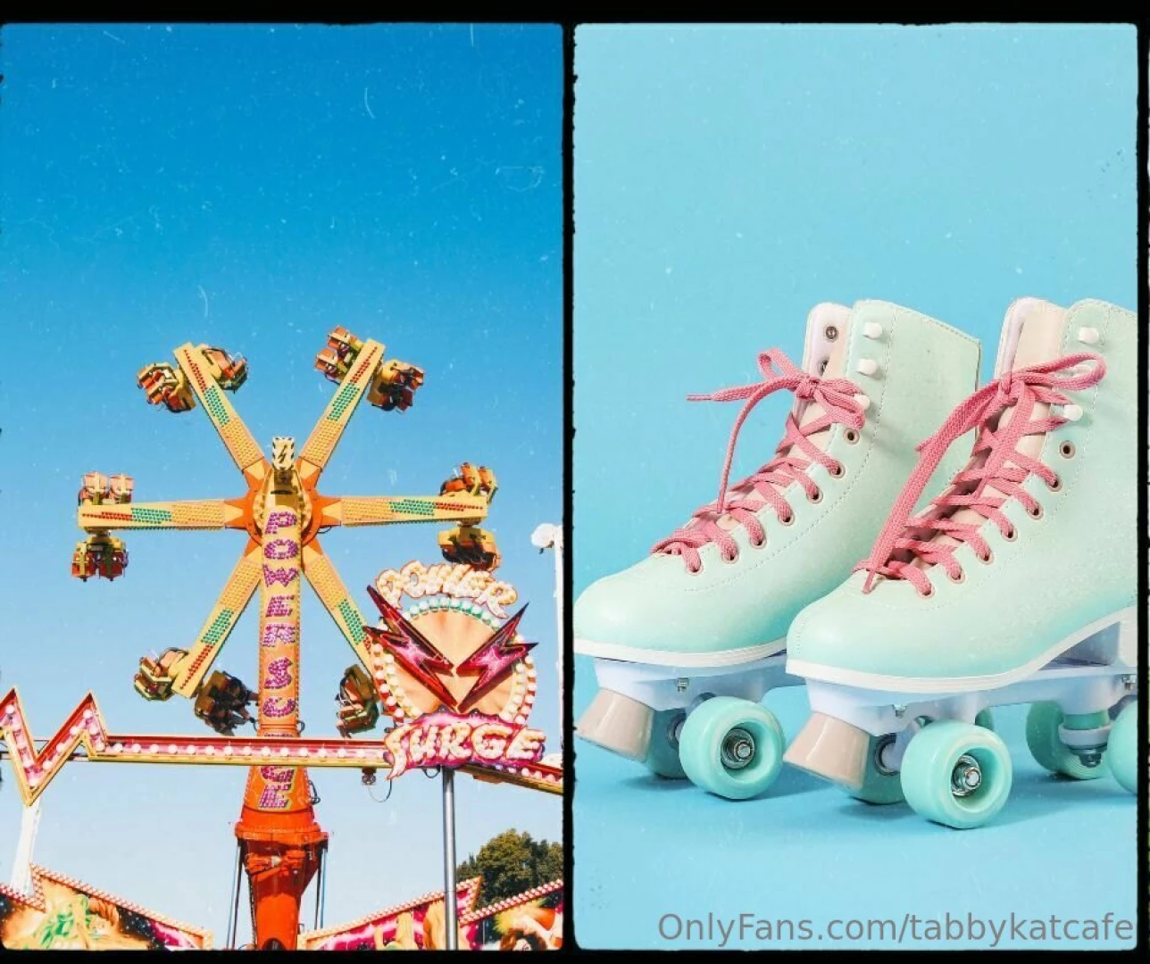 Amusement park date or roller skate date 