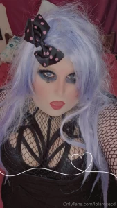 Was going to go for a bit of a low-key goth chick look but then just part 12