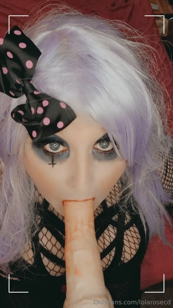 Was going to go for a bit of a low-key goth chick look but then just part 10 