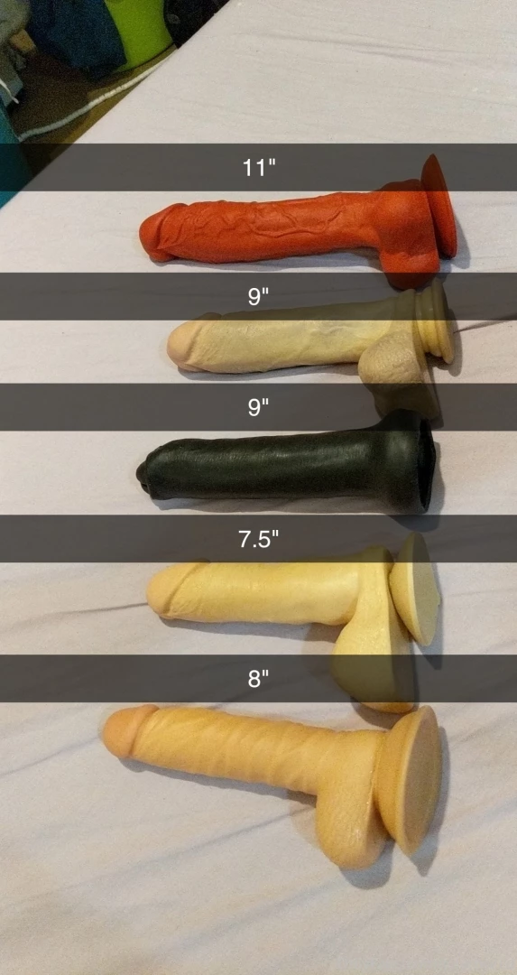 Just a few of my throat-and-ass fillers i have more of differing sizes 