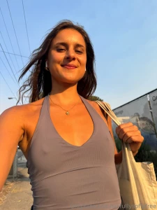 The sun is setting right in front of me