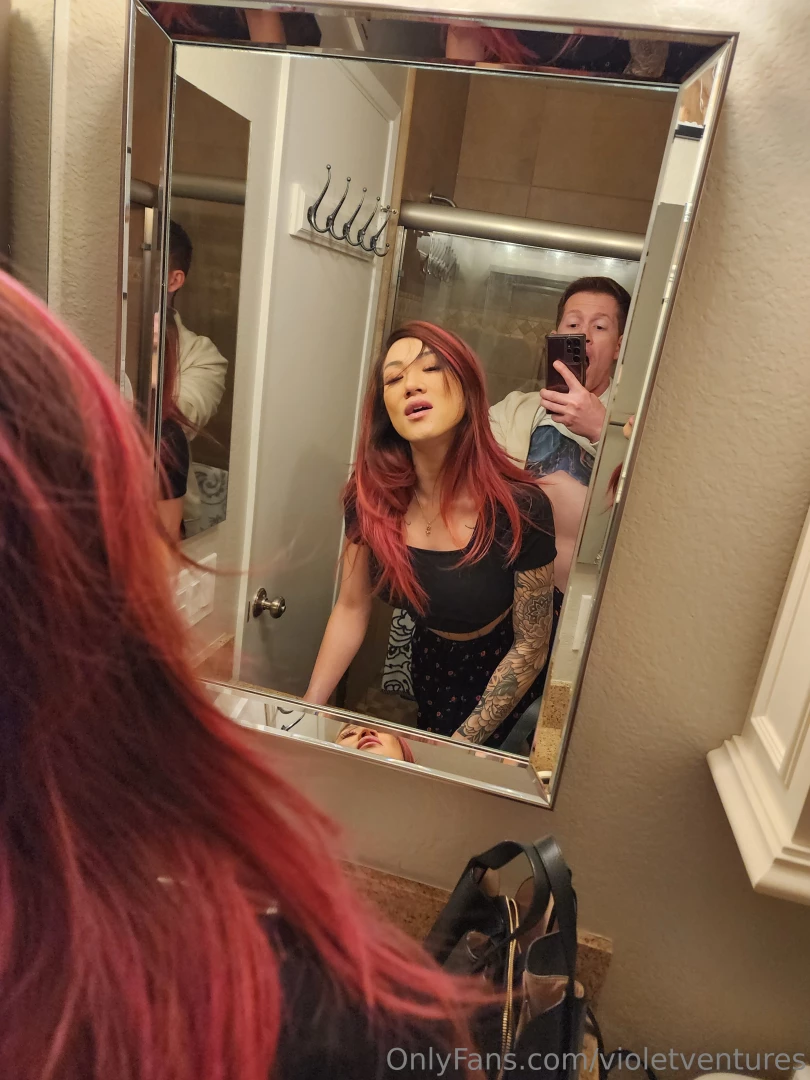 Bathroom quickie at a party we snuck into the bathroom at our friend s 