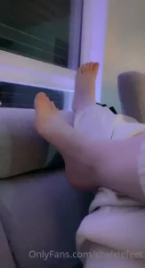 Pieds de retour apr s la temp te