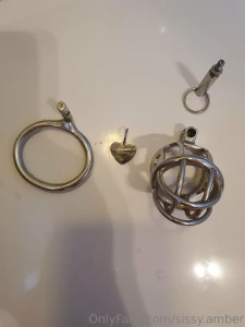 My cage this post is about my chastity cage that i have been wearing part 1