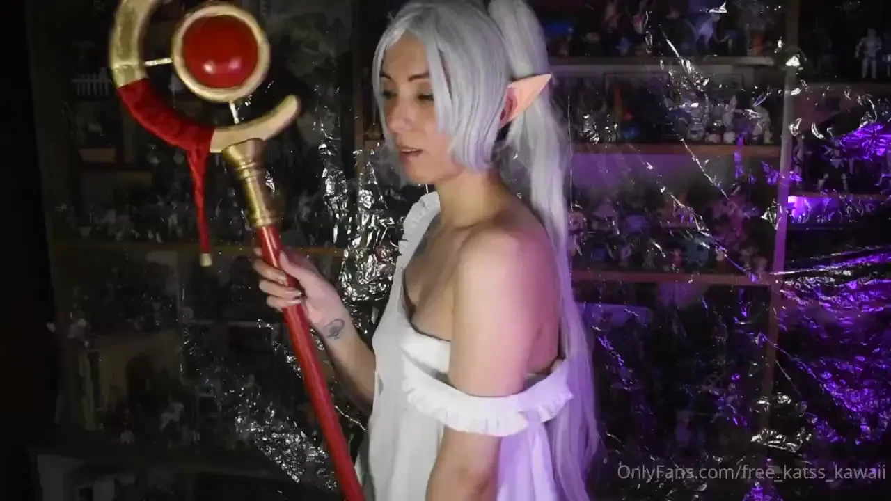 Frieren cosplay full nude pussy shaved 