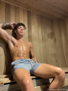What do you think is hotter the sauna or me part 1