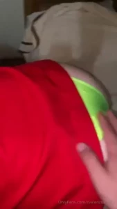 My stepson found me getting ready in his room and he couldn t wait to