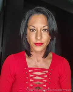 Red lips black lace and no regrets