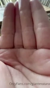 I love holding you smols how tiny do you feel in the palm of my hand part 1