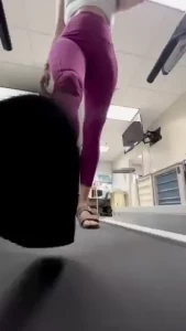 Just messing around on a treadmill hope there s no one in my way