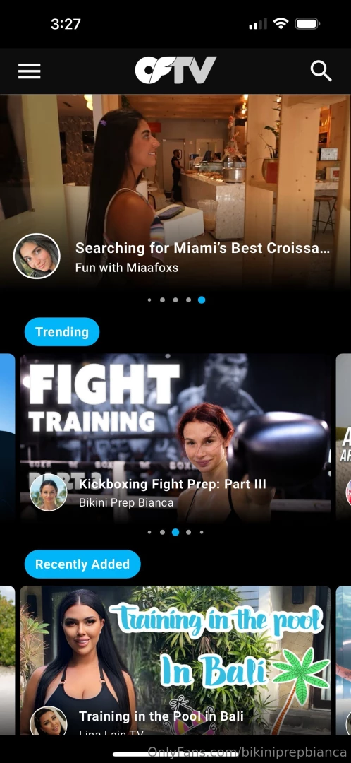 Check out fight training part 3 now on oftv 