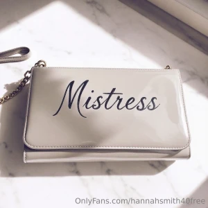 Mistress is out the office right now upon my return i expect to see