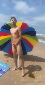 Me having fun at the beach