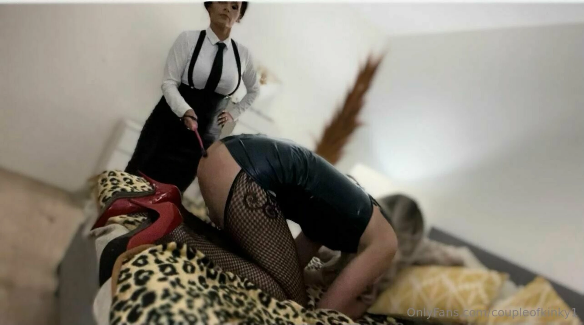 Spanked for snooping around in her room again she caught me red handed part 3 