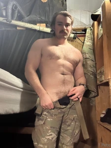 Stripping down after a long morning part 9
